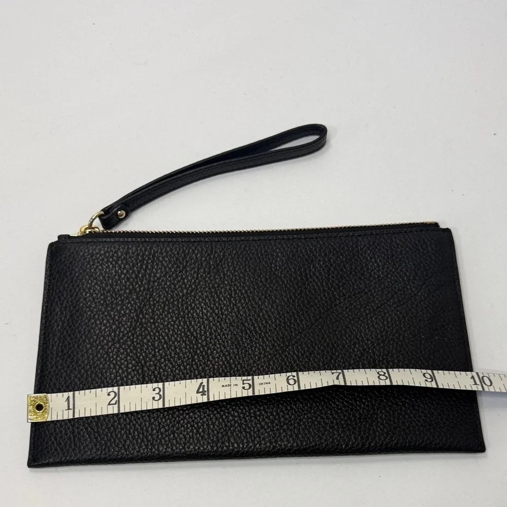 Michael Kors Black Wristlet with Gold Accents